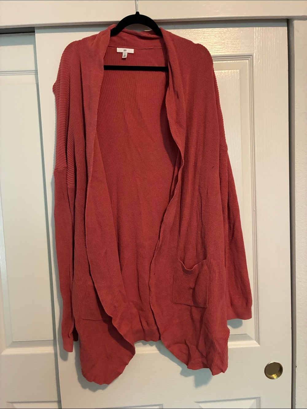 bp Coral Open-Front Knit Cardigan from Nordstrom